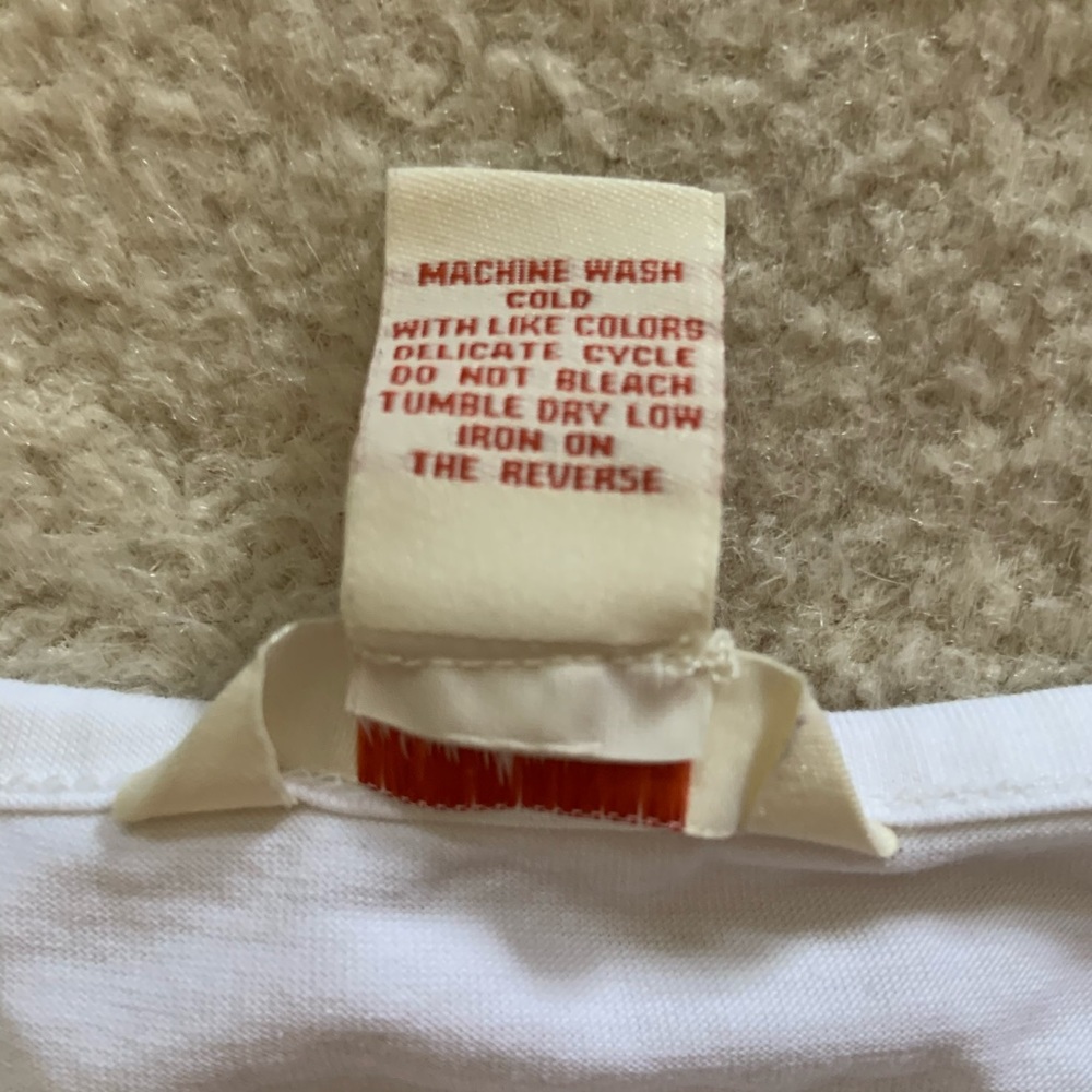 Sundance White 3/4 Sleeve Ruched Top - Picture 6 of 6
